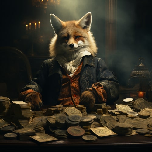 Ein Fuchs als Symbol für innovatives Investieren | Fox Funds AI